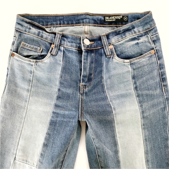Blank NYC Patchwork denim jeans size 27 - Picture 4 of 7